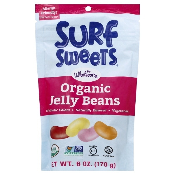 slide 1 of 1, Surf Sweets Jelly Beans, Organic, 6 oz