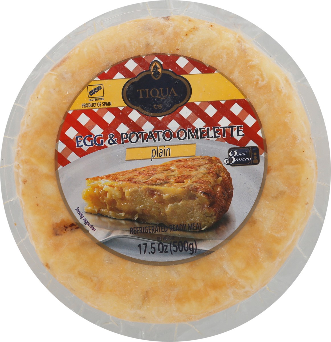 slide 4 of 14, Tiqua Plain Egg & Potato Omelette 17.5 oz, 17.5 oz