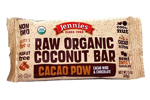 slide 1 of 1, Jennie's Cacao Powder Coconut Bar, 1.5 oz