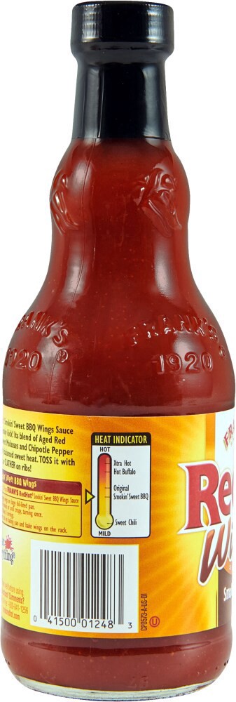 slide 6 of 6, Frank's RedHot Frank's Red Hot Smokin' Sweet BBQ Wings Sauce, 12 fl oz