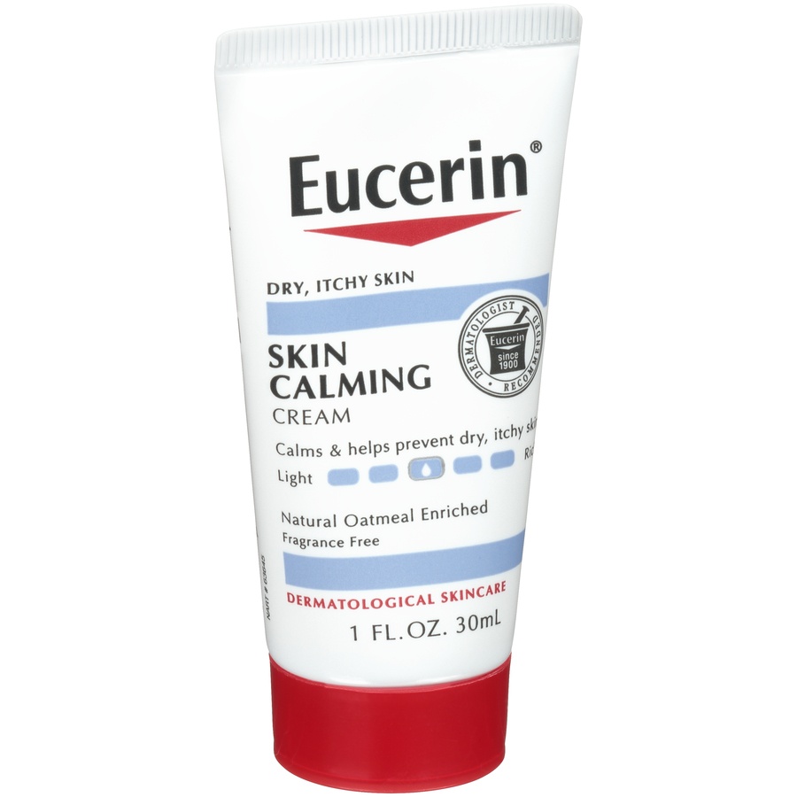 slide 2 of 7, Eucerin Calming Creme Daily Moisturizer, 1 oz