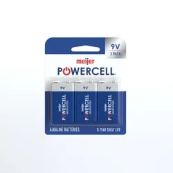 Meijer Powercell Alkaline Battery 9V