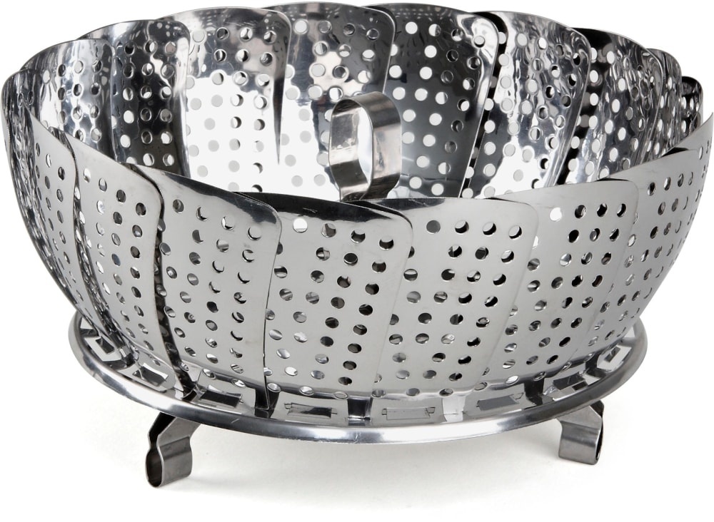 slide 1 of 1, Everyday Living Stainless Steel Steamer Basket - Silver, 1 ct