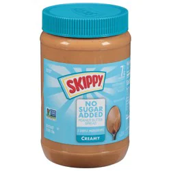 Skippy Creamy No Sugar Added Peanut Butter Spread - 40 oz