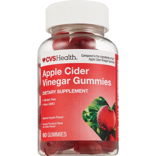 slide 1 of 1, CVS Health Apple Cider Vinegar Gummies, 60 ct