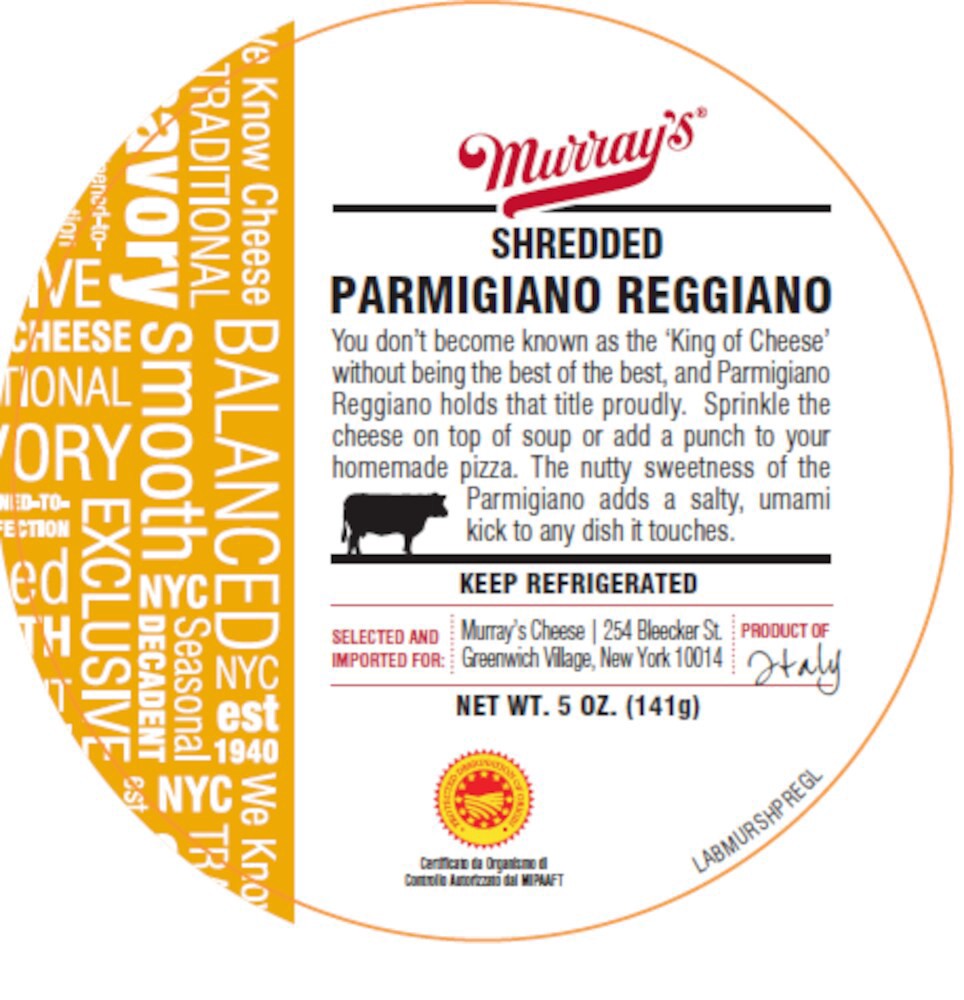 slide 2 of 2, Murray's Shredded Parmigiano Reggiano, 5 oz