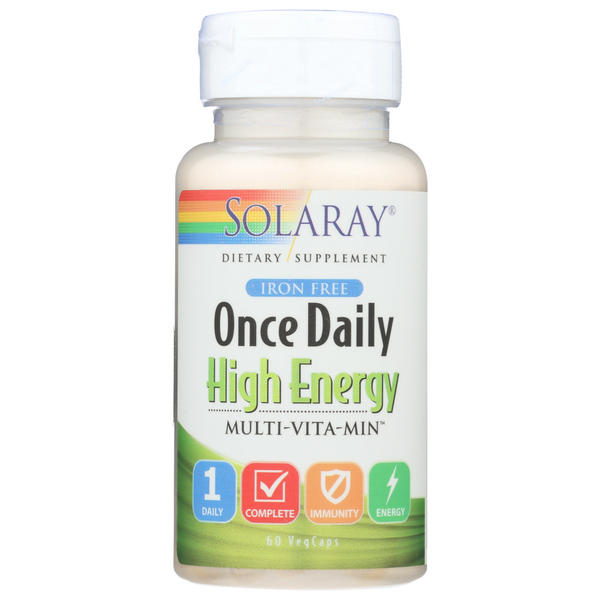 slide 1 of 1, Solaray Multivitamin Once Daily High Energy, 60 ct