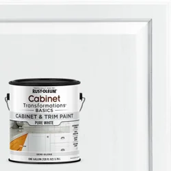 Rust-Oleum Transformations Cabinet & Trim Satin Pure White - 1 gallon