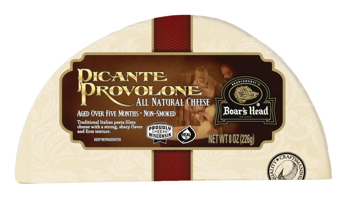 slide 1 of 9, Boar's Head Picante Provolone, 8 oz