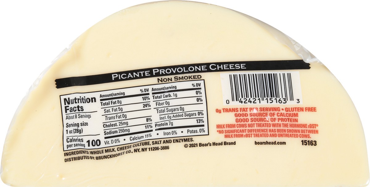 slide 5 of 9, Boar's Head Picante Provolone, 8 oz