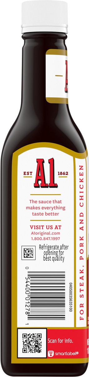 slide 7 of 9, A.1. Thick & Hearty Sauce, 10 oz. Bottle, 10 oz