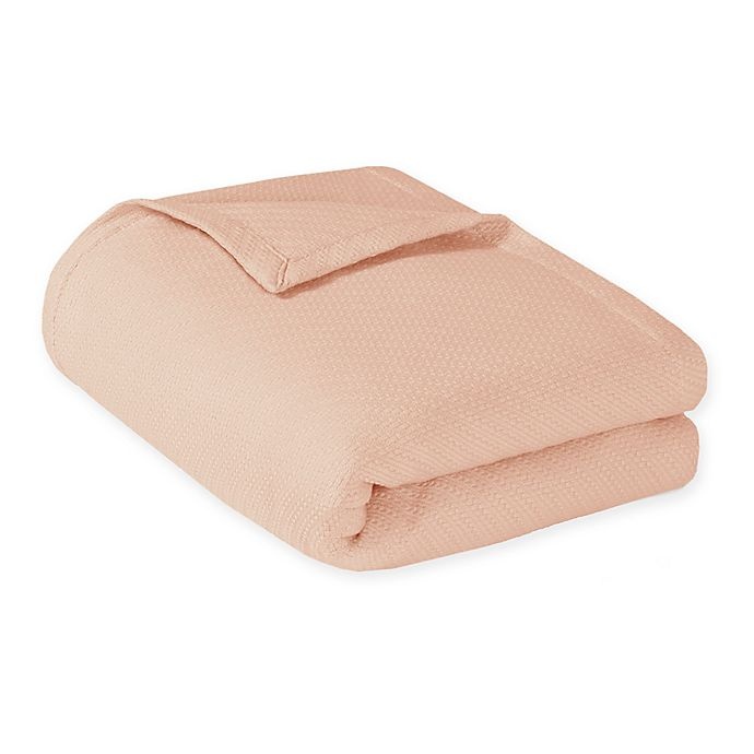 slide 1 of 8, Madison Park Liquid Cotton Twin Blanket - Blush, 1 ct