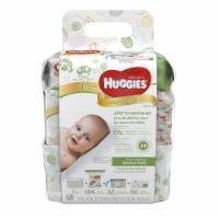 slide 1 of 1, Huggies Natural Care Unscented Baby Wipes Gift Set With Disposable Refill Packs, 272 ct