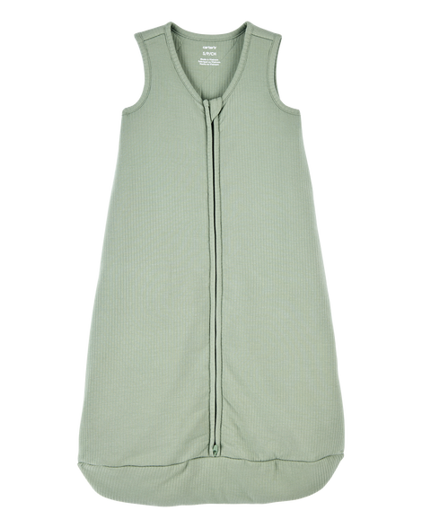 slide 1 of 4, Carter's Baby 2-Way Zip PurelySoft Wearable Blanket - Green Green L, 1 ct