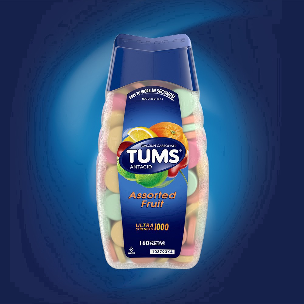 slide 37 of 94, Tums Ultra Strength Assorted Fruit Antacid Chewable Tablets - 160ct, 160 ct