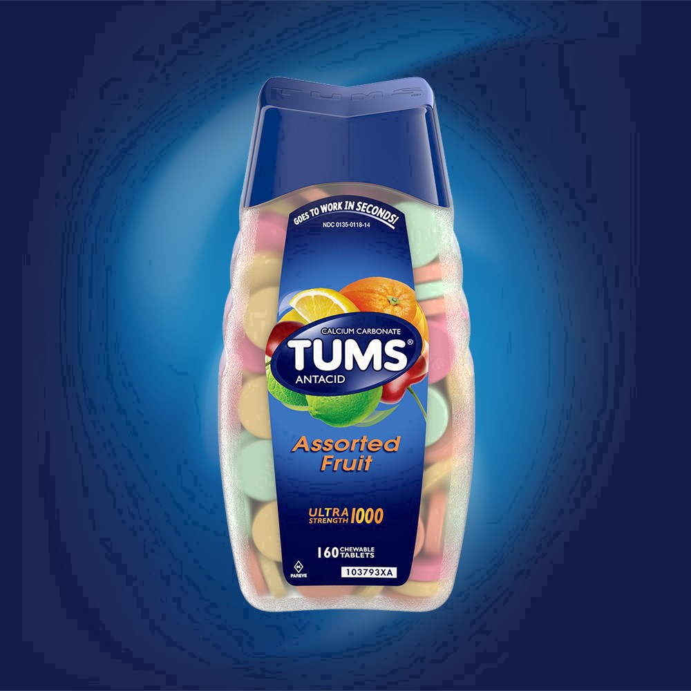 slide 87 of 94, Tums Ultra Strength Assorted Fruit Antacid Chewable Tablets - 160ct, 160 ct