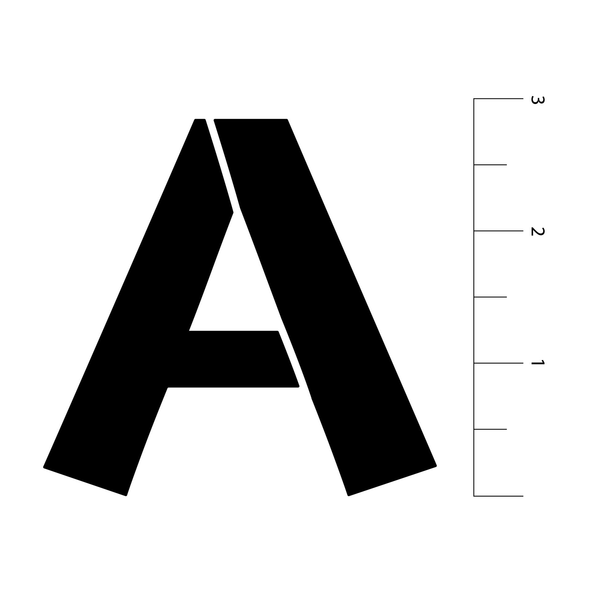 slide 2 of 4, 2.7" Fun Uppercase Font Alphabet Stencils By Craft Smart, 2.7 in