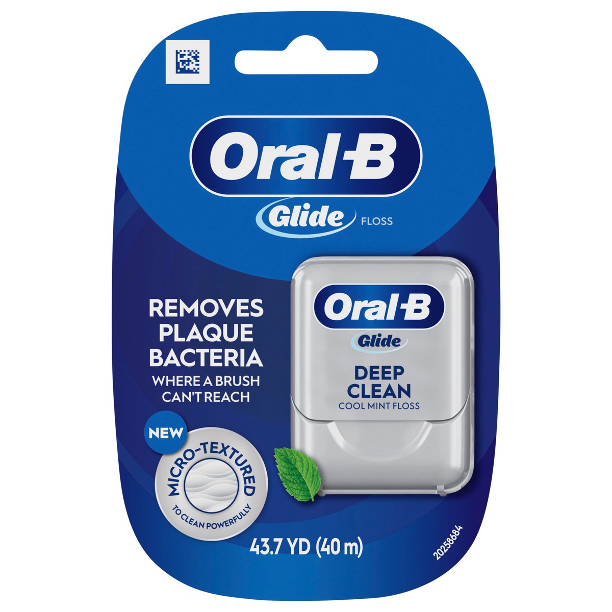 slide 1 of 3, Oral-B Glide Deep Clean Cool Mint Dental Floss, 40m, 1 ct