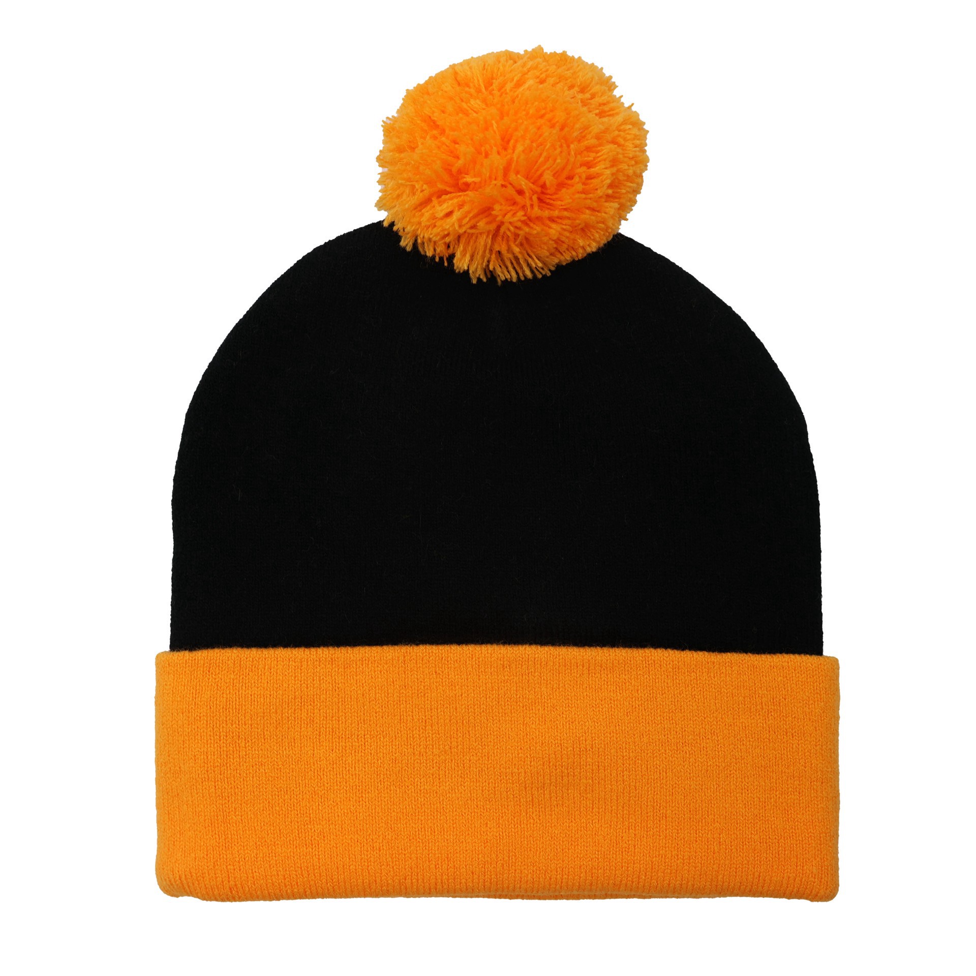 slide 3 of 3, Orange & Black Light Up Boo Beanie By Celebrate It, adult