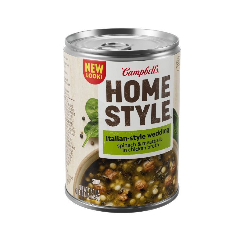 slide 2 of 6, Campbell's Homestyle Italian Wedding Soup, 16.1 oz Can, 16.1 oz