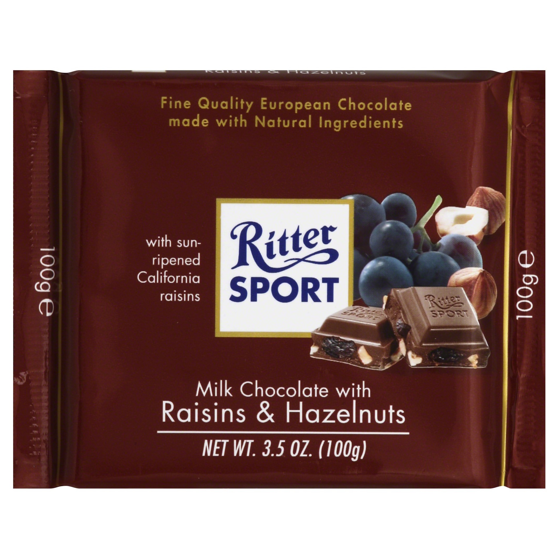 slide 1 of 1, Ritter Sport Ritter Sport White Chocolate with Whole Hazelnuts Bar, 3.5 oz