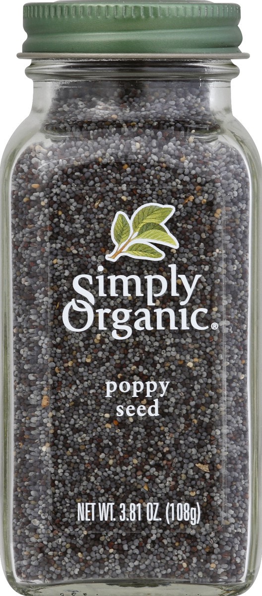 slide 2 of 2, Simply Organic Whole Poppyseeds, 3.81 oz