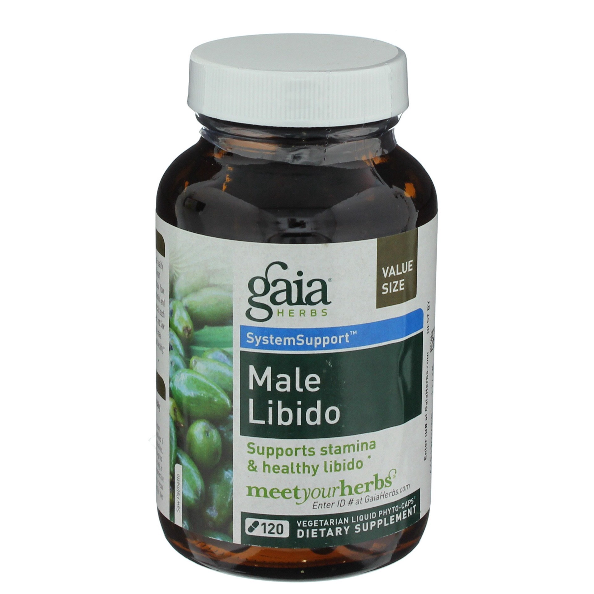 slide 1 of 1, Gaia Herbs SystemSupport Male Libido Liquid Phyto-Caps, 120 ct