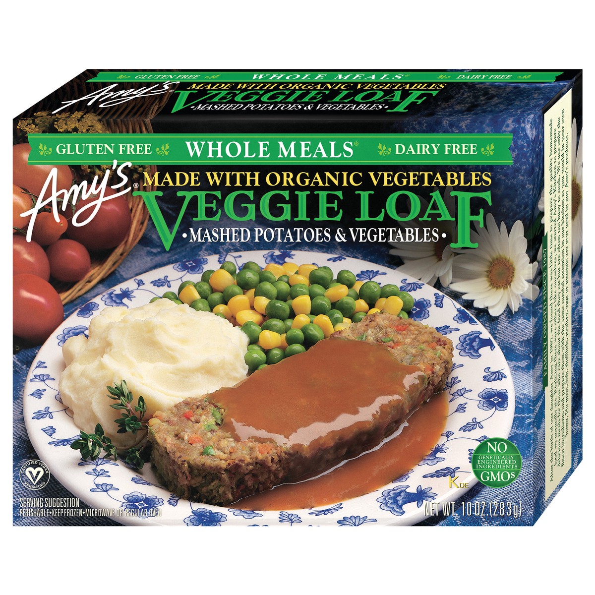 slide 4 of 4, Amy's Kitchen Veggie Loaf Whole Meal, 10 oz
