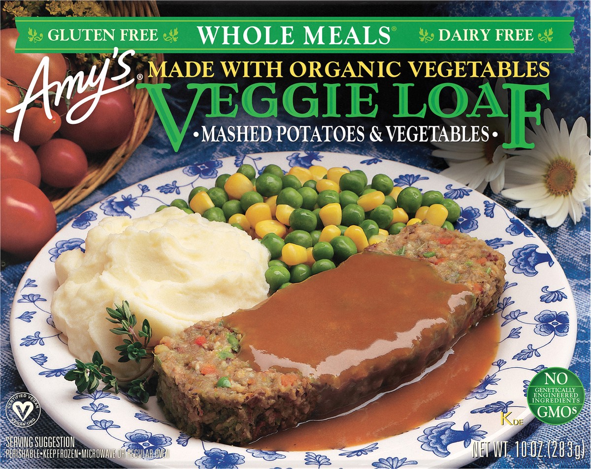 slide 3 of 4, Amy's Kitchen Veggie Loaf Whole Meal, 10 oz