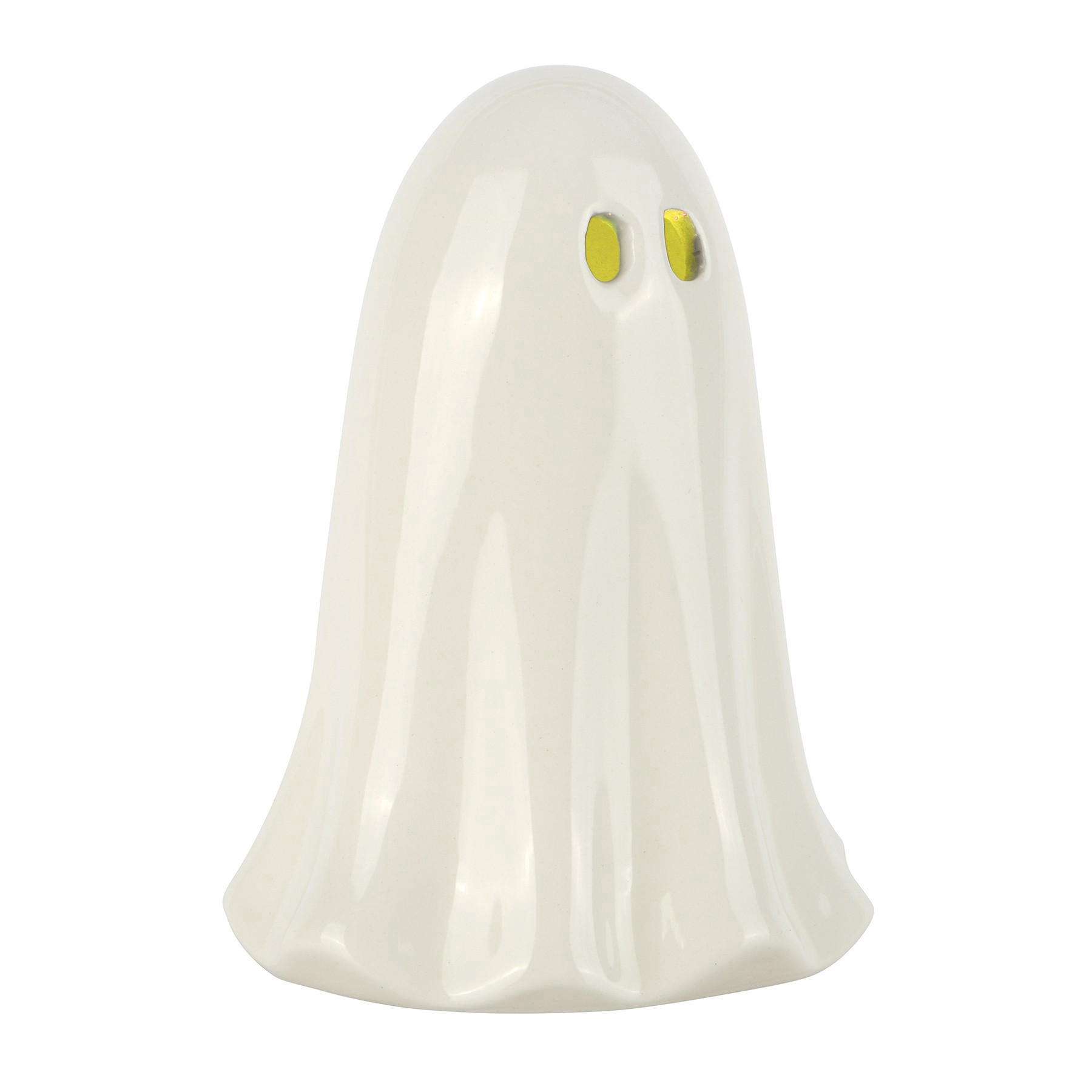 slide 5 of 5, 5" Light Up Ceramic Ghost Tabletop Decor By Ashland, 3.7 in x 3.5 in x 4.8 in