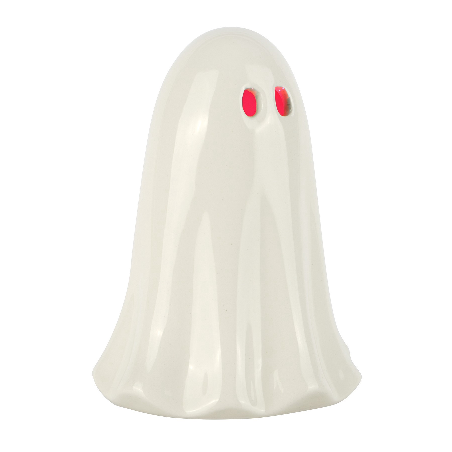 slide 4 of 5, 5" Light Up Ceramic Ghost Tabletop Decor By Ashland, 3.7 in x 3.5 in x 4.8 in