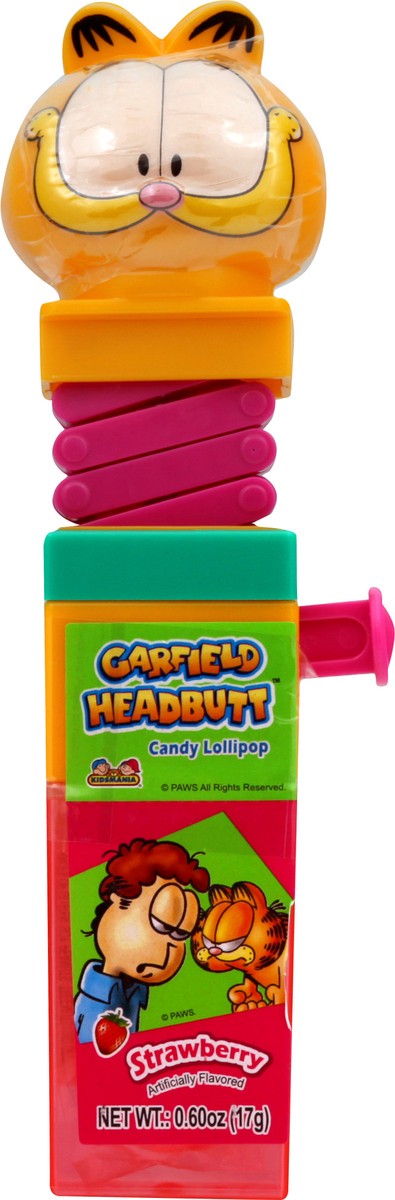 slide 12 of 13, Garfield Headbutt Candy Lollipop 0.60 oz, 0.6 oz