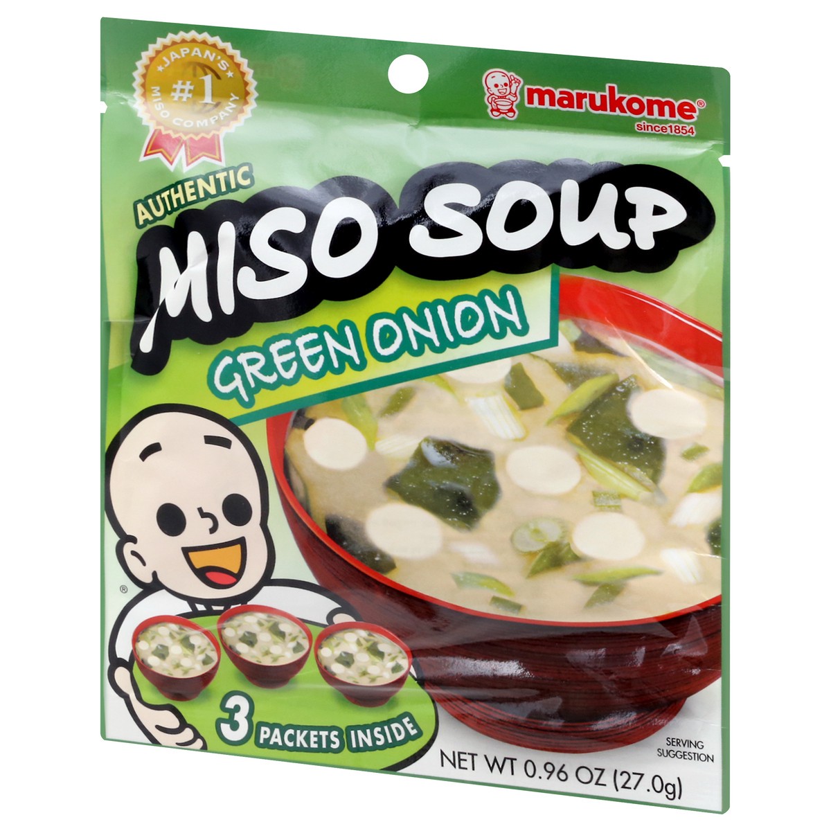 slide 8 of 12, Marukome Green Onion Miso Soup 3 ea, 3 ct