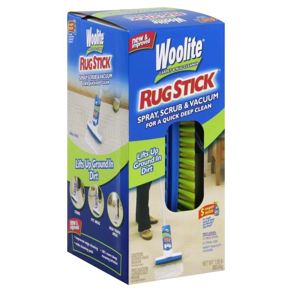 slide 1 of 1, Woolite Carpet & Rug Cleaner, Rug Stick, 1 ct