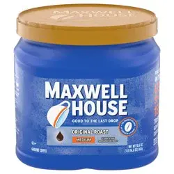Maxwell House Medium Roast Original Roast Ground Coffee, 30.6 oz. Canister