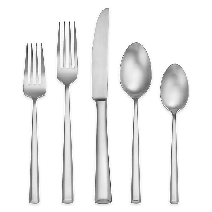 slide 1 of 1, Oneida Satin Pearce Flatware Set, 20 ct