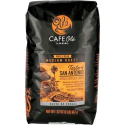 Café Olé by H-E-B Taste of San Antonio Medium Roast Whole Bean Coffee