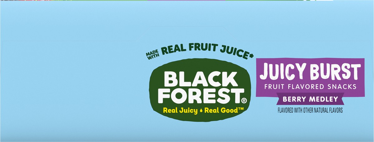 slide 16 of 16, Black Forest Juicy Burst Berry Medley Fruit Flavored Snacks 22 - 0.8 oz Pouches, 22 ct
