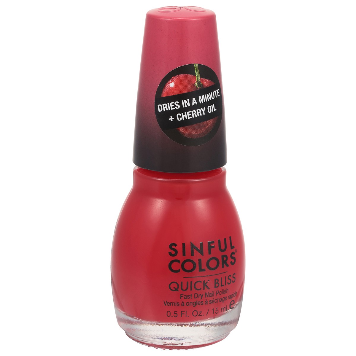 slide 8 of 9, Sinful Colors Quick Bliss Sweet Cheeks (Sheer) 2678 Fast Dry Nail Polish 0.5 fl oz, 0.5 fl oz