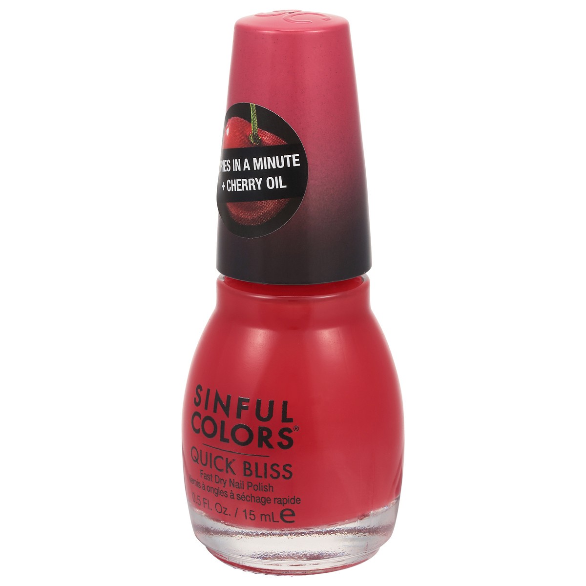 slide 7 of 9, Sinful Colors Quick Bliss Sweet Cheeks (Sheer) 2678 Fast Dry Nail Polish 0.5 fl oz, 0.5 fl oz