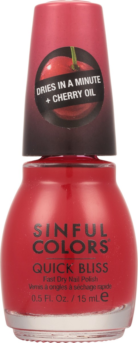 slide 4 of 9, Sinful Colors Quick Bliss Sweet Cheeks (Sheer) 2678 Fast Dry Nail Polish 0.5 fl oz, 0.5 fl oz