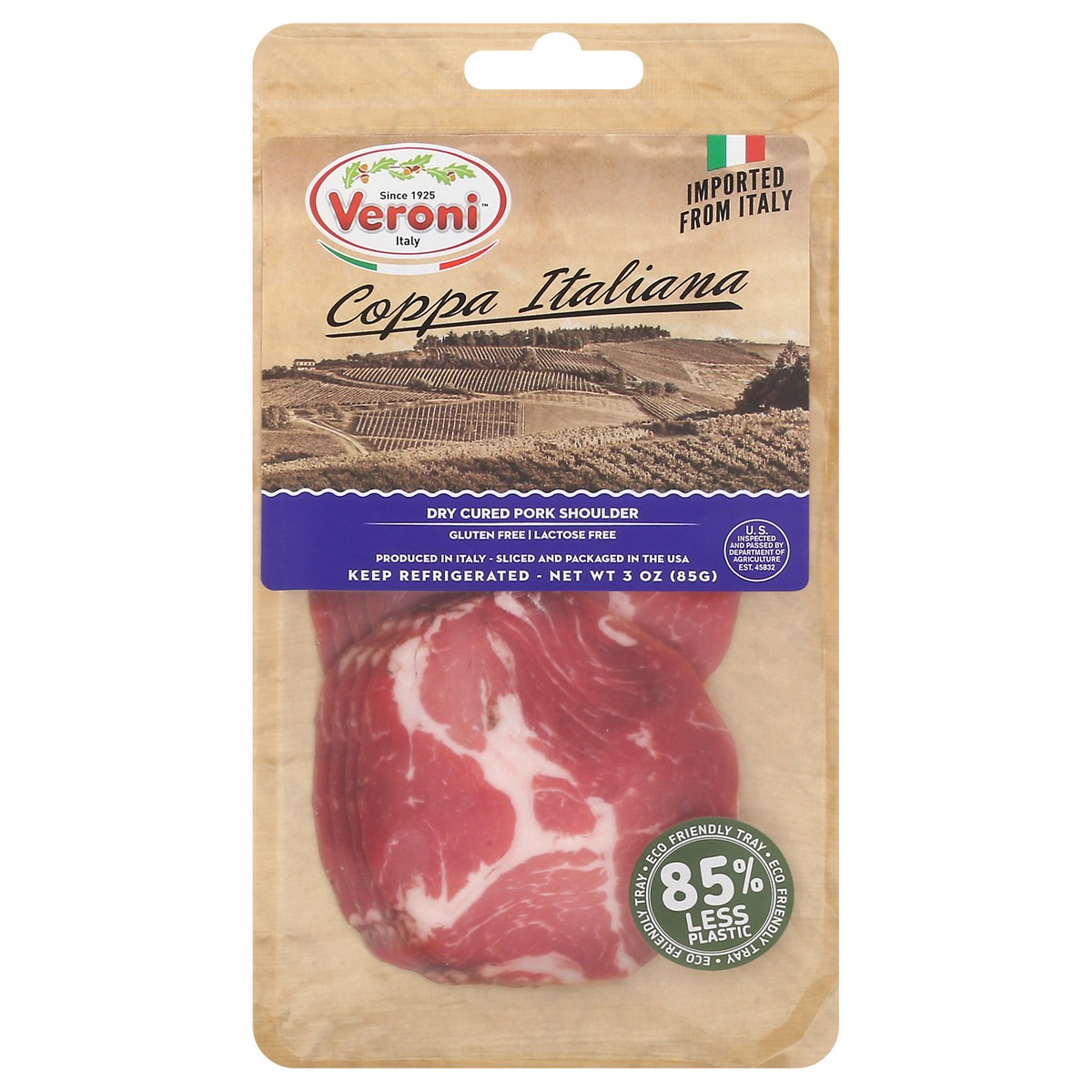 slide 10 of 14, Veroni Pre-Sliced Coppa Italiana, 3 oz