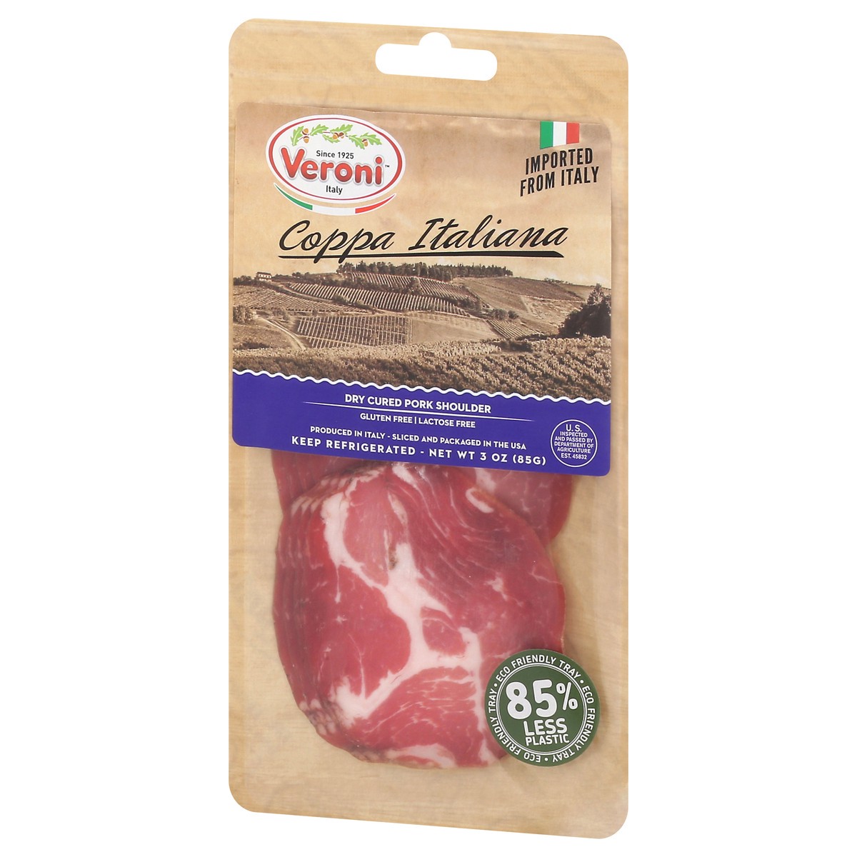 slide 13 of 14, Veroni Pre-Sliced Coppa Italiana, 3 oz