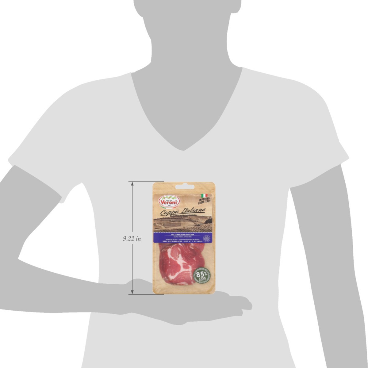 slide 7 of 14, Veroni Pre-Sliced Coppa Italiana, 3 oz