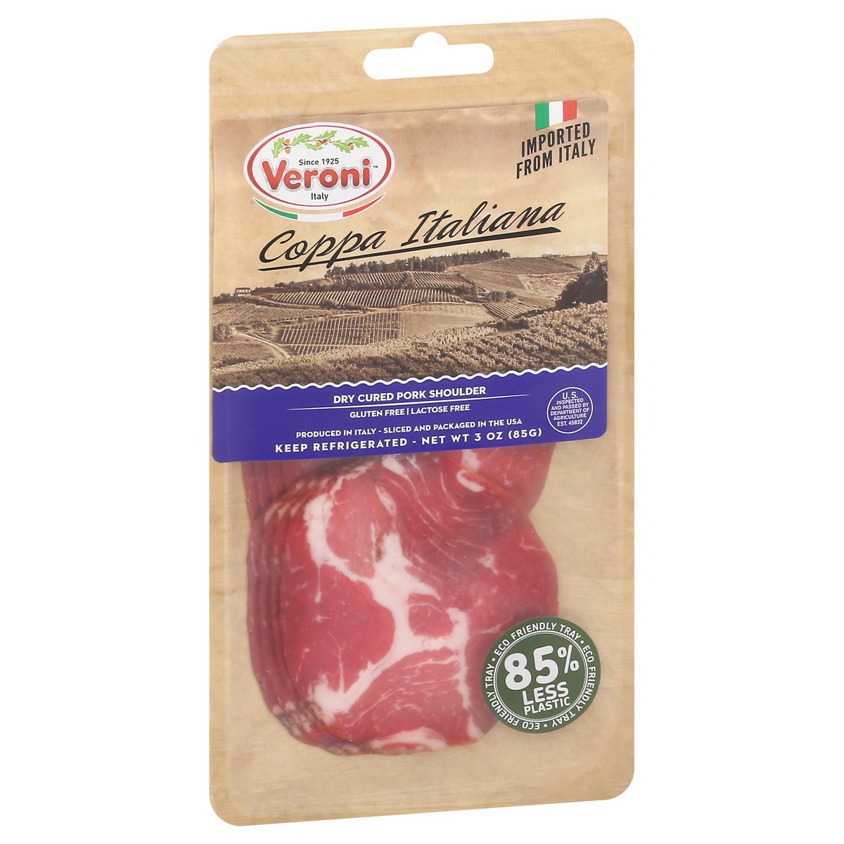 slide 6 of 14, Veroni Pre-Sliced Coppa Italiana, 3 oz