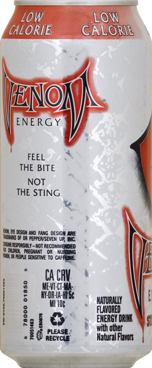 slide 2 of 5, Venom Energy Drink 16 oz, 16 fl oz