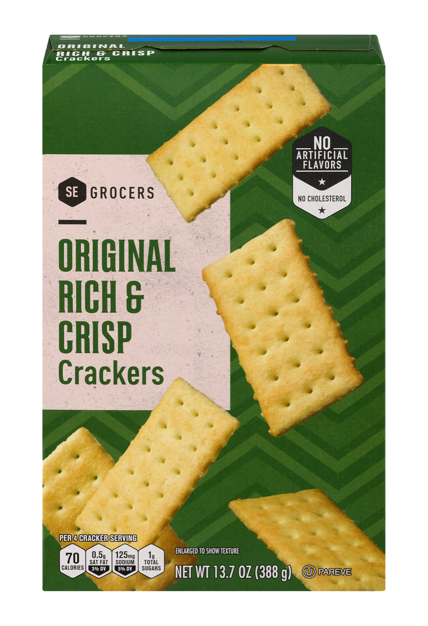 slide 1 of 1, SE Grocers Rich N Crisp, 13.7 oz