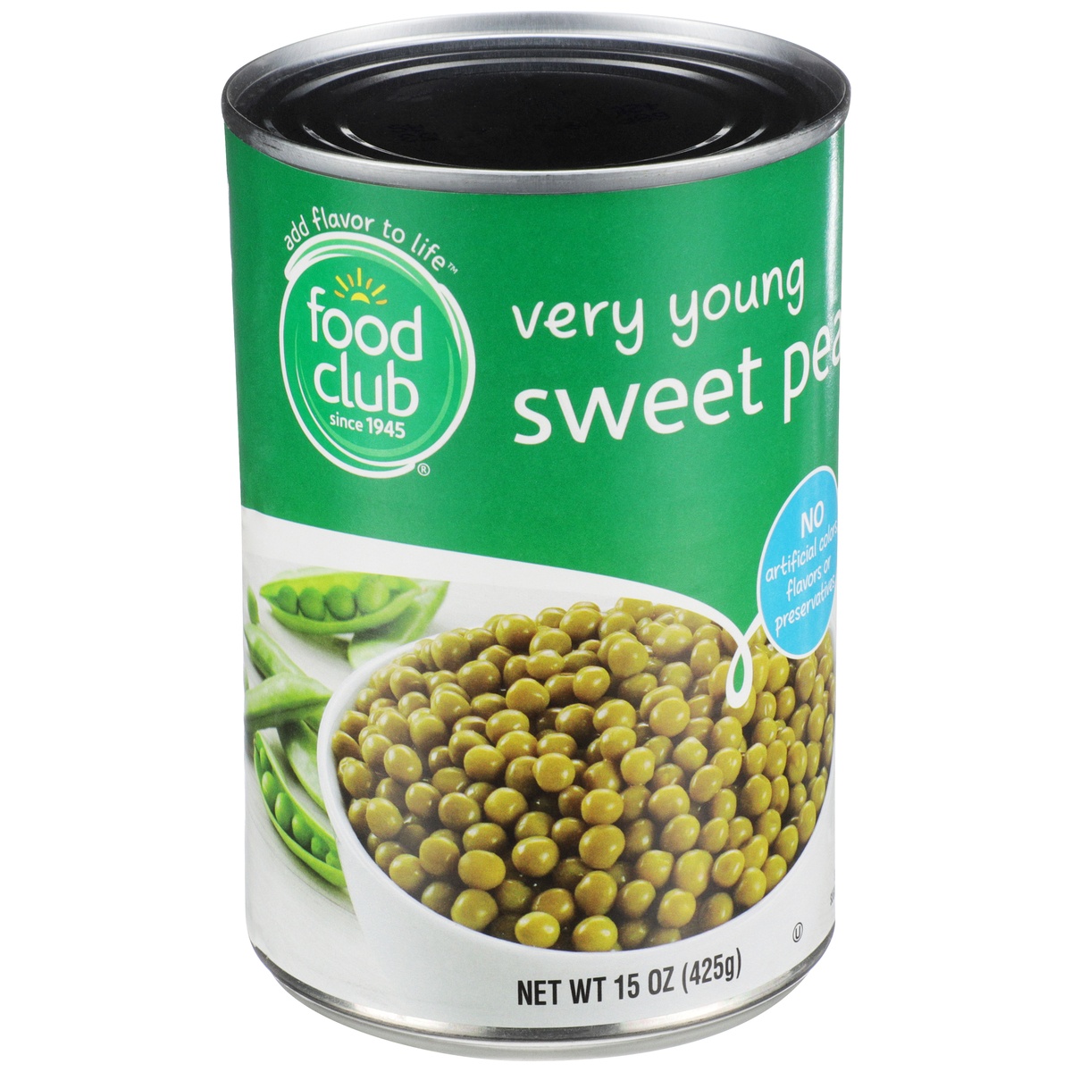 slide 2 of 10, Food Club Very Young Sweet Peas, 15 oz