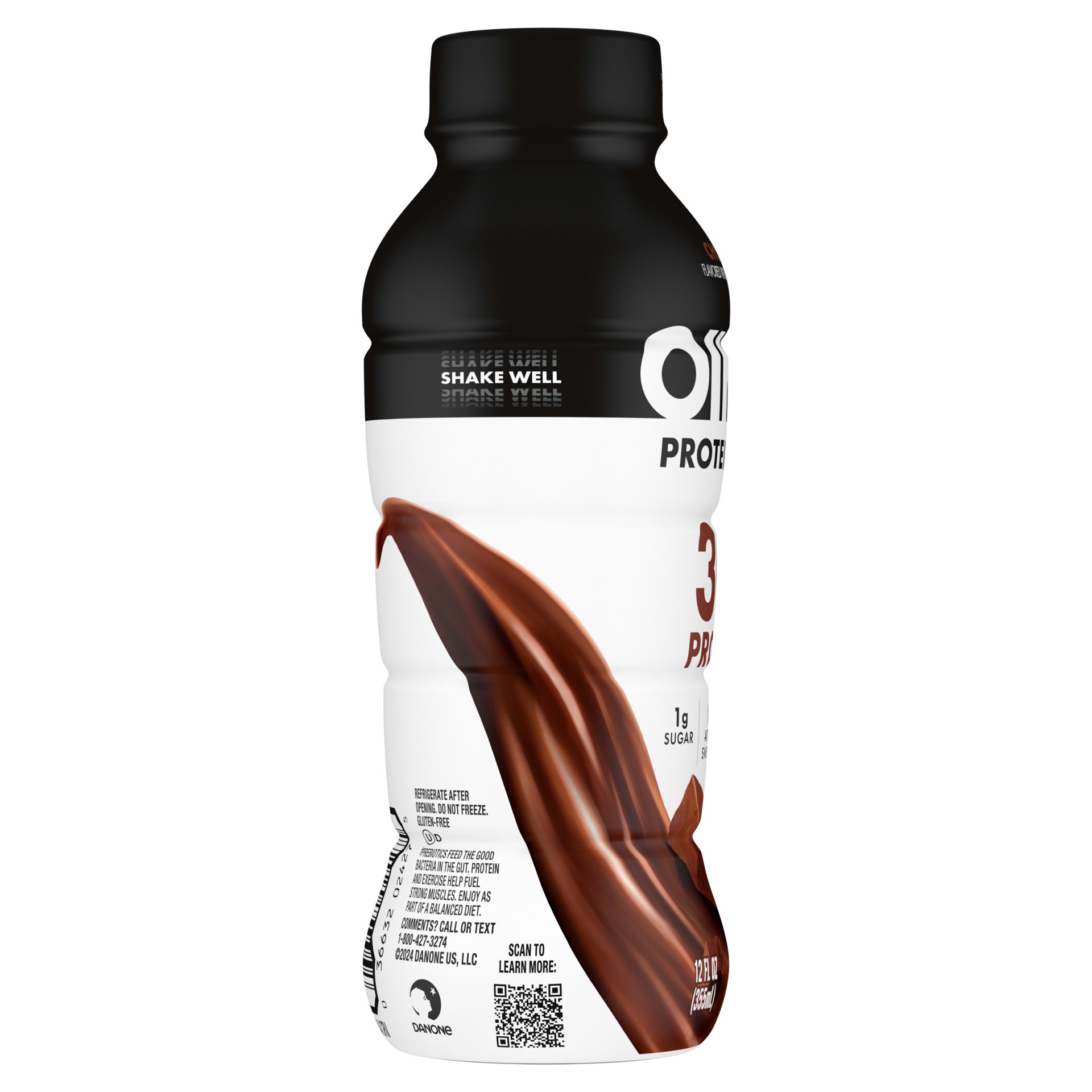 slide 5 of 5, Oikos Protein Shake, Chocolate, 30g Protein, Shelf Stable, 12 Fl Oz Bottle, 12 fl oz