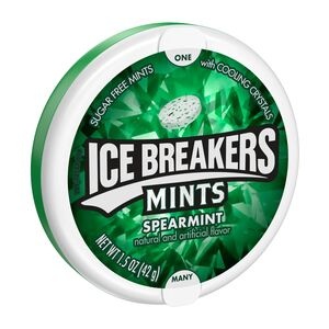 slide 1 of 1, Ice Breakers Spearmint Sugar Free Mints, 1.56 oz